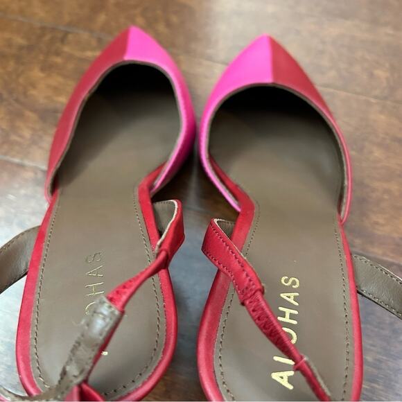 Alohas Cinderella Lipstick Red Magenta, Size 8/8.5 (39) - Picture 13 of 16